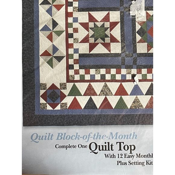 Jo-Ann Fabrics Threads of the Heartland Quilt Blocks Setting Kit Only. Month 12 - Picture 5 of 6